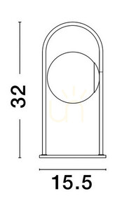 YARA Tischleuchte von Luces Exclusivas LE42734 small 4