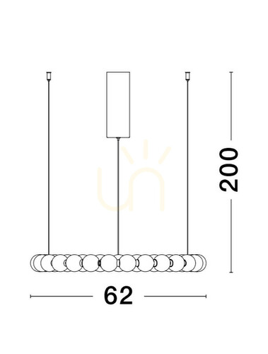 Prüfen MOCA Luces Exclusivas Pendelleuchte LE42748