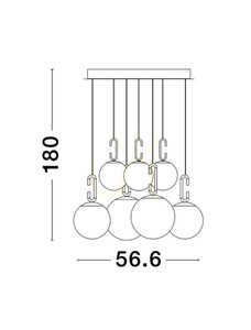 YARA Pendelleuchte von Luces Exclusivas LE42757 2 YARA Pendelleuchte von Luces Exclusivas LE42757 small 2