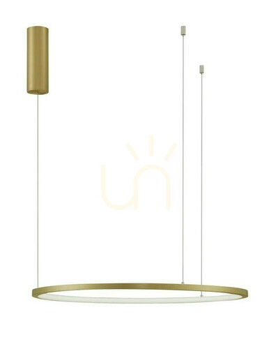 Prüfen LED-Pendelleuchte TOLUCA Luces Exclusivas LE42777 goldfarben 60 cm 36 W