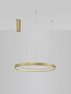 LED-Pendelleuchte ZACAPU Luces Exclusivas LE42790, gebürstetes Gold, 60 cm small 1