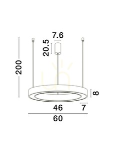 SONORA Luces Exclusivas Pendelleuchte LE42808 small 1