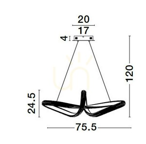 AMECA Luces Exclusivas Pendelleuchte LE42817 small 3