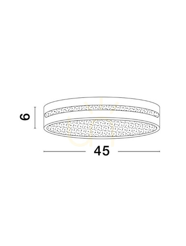Prüfen Plafond TIJUANA Luces Exclusivas LE42832