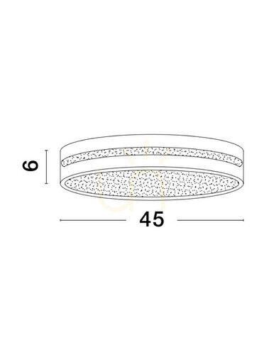Prüfen Plafond TIJUANA Luces Exclusivas LE42833