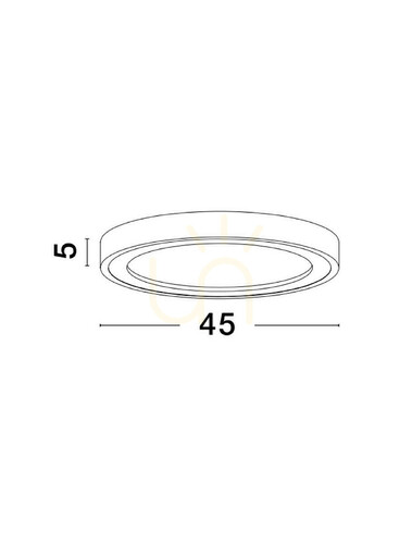 Prüfen Plafond COMITAN Luces Exclusivas LE42839