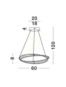 BAUTA Luces Exclusivas Pendelleuchte LE42912 small 1