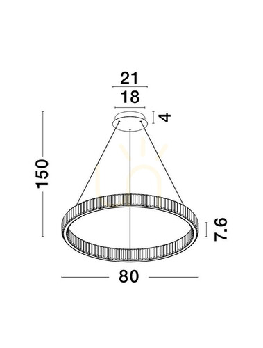 Prüfen BAUTA Luces Exclusivas Pendelleuchte LE42916