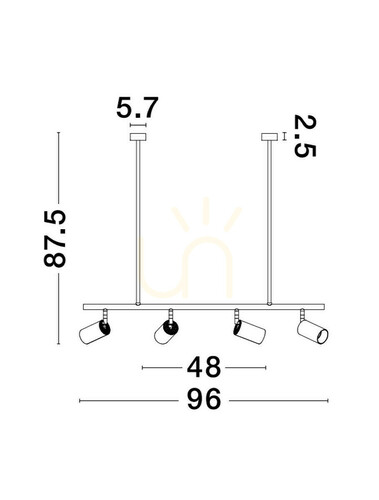 Prüfen CAYES Luces Exclusivas Pendelleuchte LE42927