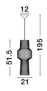 GUAYMAS Luces Exclusivas Pendelleuchte LE42930 small 2