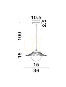 NAVOJOA Luces Exclusivas Pendelleuchte LE42932 1 NAVOJOA Luces Exclusivas Pendelleuchte LE42932 small 1