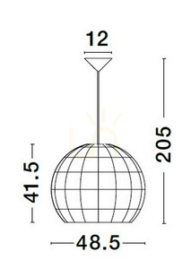 REYNOSA Luces Exclusivas Pendelleuchte LE42946 small 2
