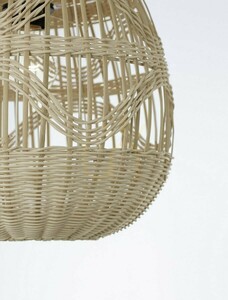 Pendelleuchte Luces Exclusivas REYNOSA LE42949 – naturfarbenes Rattan, 30 cm, E27 small 1