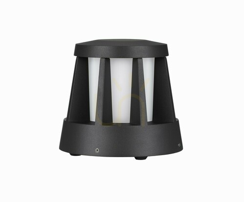 Prüfen Luces Exclusivas Campeche LE71468 Wegeleuchte, Anthrazit, LED 8,2 W 3000 K, Ø16 × 14,6 cm, IP65