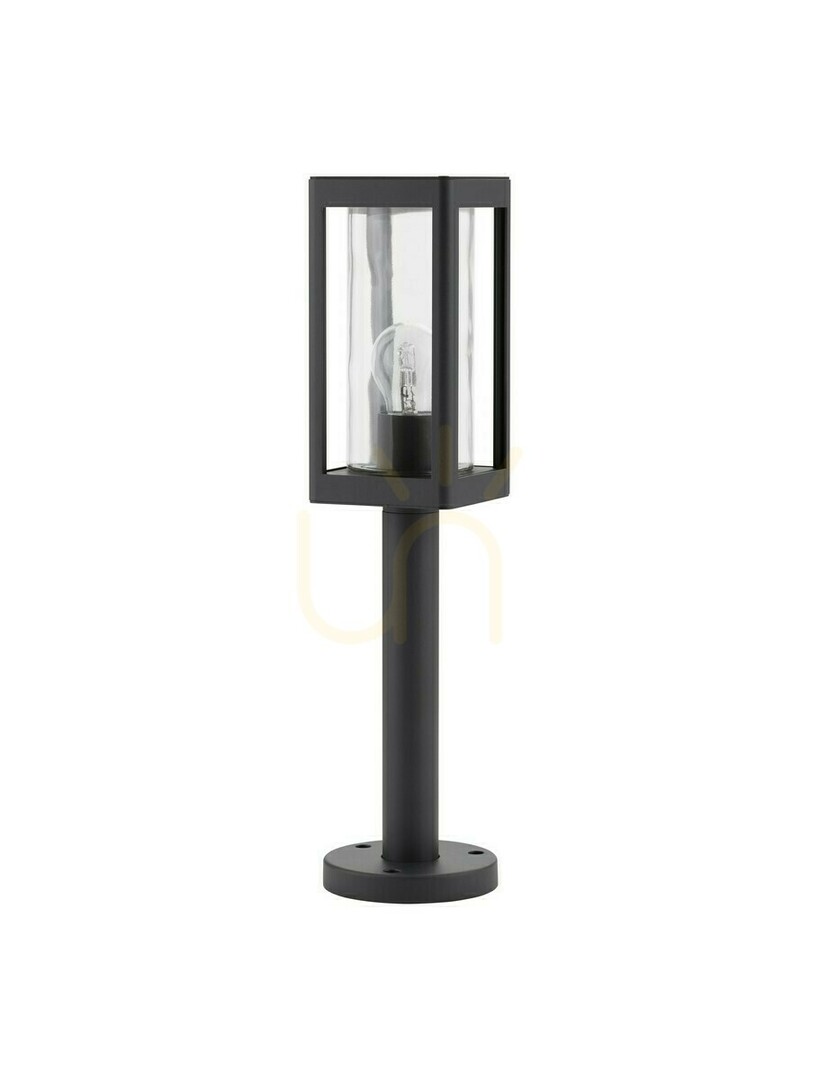 JUCHITAN Luces Exclusivas Garden Bollard Light Grey 50 cm E27 IP54 LE71507