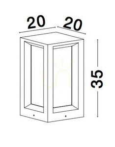 APATZINGAN Luces Exclusivas Beleuchtungspfosten LE71584 small 2