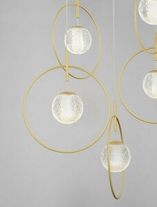 Luces Exclusivas BACATA LE43201 LED-Pendelleuchte in Gold, 32 W, 3000 K small 1