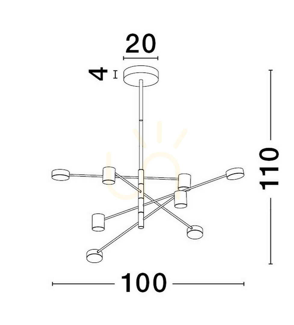 Anzeige ABEL Luces Exclusivas Pendelleuchte LE43205 ABEL Luces Exclusivas Pendelleuchte LE43205