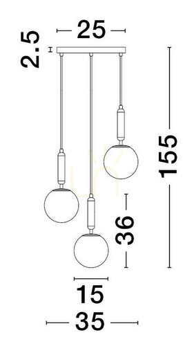 Prüfen AGRO Luces Exclusivas Pendelleuchte LE43223