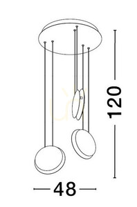 BACA Luces Exclusivas Pendelleuchte LE43231 small 1