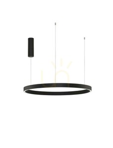 LED-Pendelleuchte BARI Luces Exclusivas LE43247, mattschwarz, 80 cm, 3000 K small 0