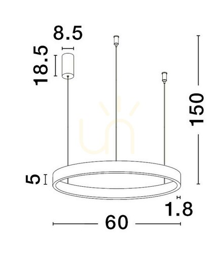 Prüfen BARI Pendelleuchte von Luces Exclusivas LE43252