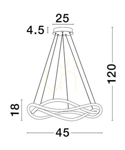 CHAPA Luces Exclusivas Plafond LE43292 small 1