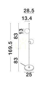 ABALA Luces Exclusivas Stehleuchte LE43312 small 1