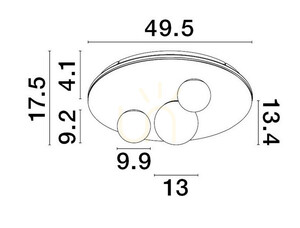ABRAS Luces Exclusivas Plafond LE43316 1 ABRAS Luces Exclusivas Plafond LE43316 small 1