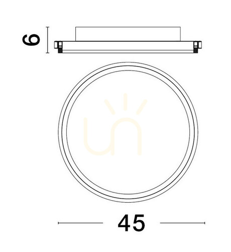 Prüfen Plafond ACALA Luces Exclusivas LE43322