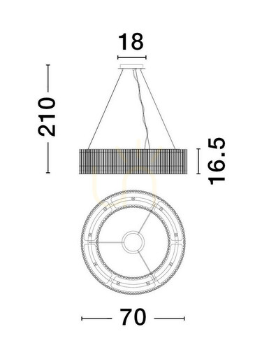 Prüfen ACTUN Luces Exclusivas Pendelleuchte LE43343