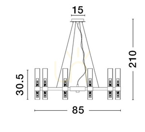 ACUNA Luces Exclusivas Pendelleuchte LE43346 1 ACUNA Luces Exclusivas Pendelleuchte LE43346 small 1