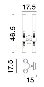 ACUNA Luces Exclusivas Wandleuchte LE43349 1 ACUNA Luces Exclusivas Wandleuchte LE43349 small 1