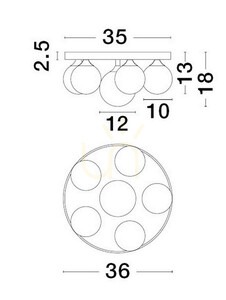 Plafond BAILA Luces Exclusivas LE43379 2 Plafond BAILA Luces Exclusivas LE43379 small 2