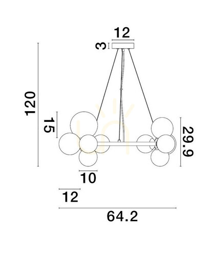 Prüfen PARLA Luces Exclusivas Pendelleuchte LE43387