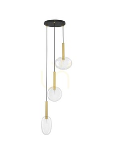 Pendelleuchte BAJOS Luces Exclusivas 3xG9 gold Ø50 cm LE43394 small 0