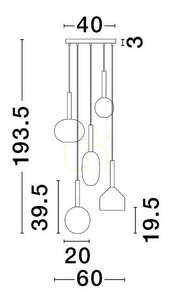 BAJOS Luces Exclusivas Pendelleuchte LE43395 3 BAJOS Luces Exclusivas Pendelleuchte LE43395 small 3