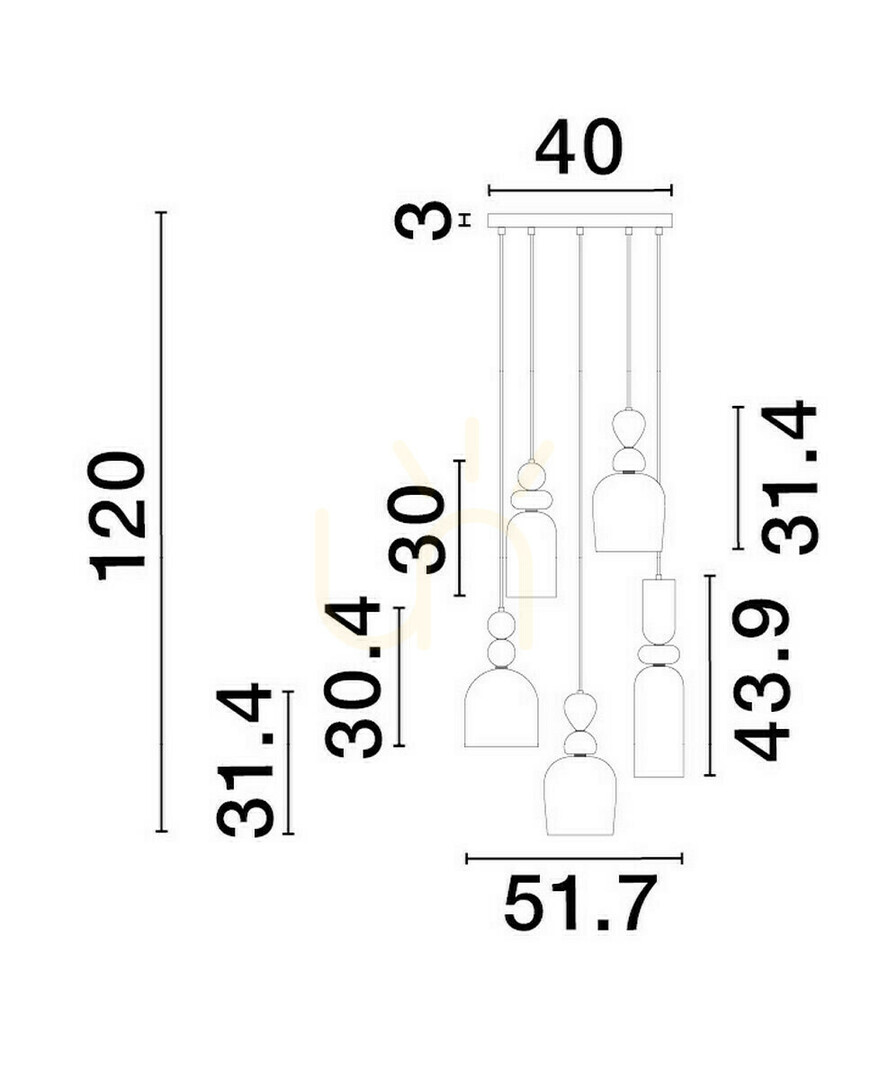 Vorschau BALAM Pendelleuchte von Luces Exclusivas LE43401 BALAM Pendelleuchte von Luces Exclusivas LE43401
