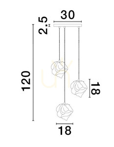 BALUN Pendelleuchte von Luces Exclusivas LE43403 small 2