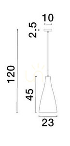 BALSA Luces Exclusivas Pendelleuchte LE43417 small 1