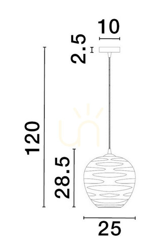 Prüfen BAMBU Pendelleuchte von Luces Exclusivas LE43418
