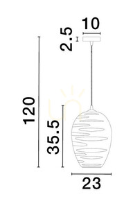 BAMBU Pendelleuchte von Luces Exclusivas LE43419 small 1