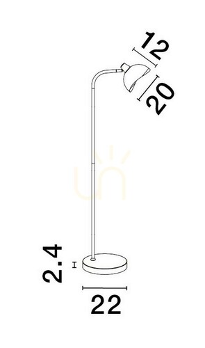 Prüfen BANAC Luces Exclusivas Stehleuchte LE43427