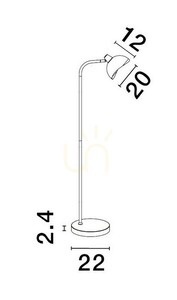 BANAC Luces Exclusivas Stehleuchte LE43427 1 BANAC Luces Exclusivas Stehleuchte LE43427 small 1