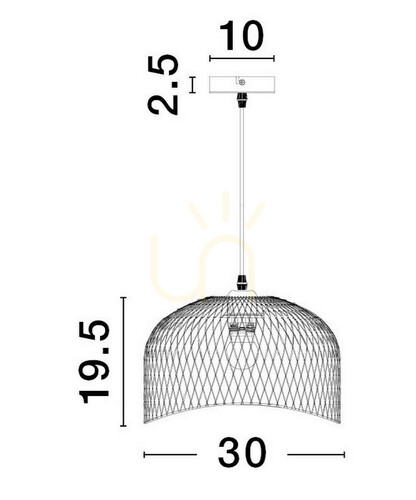 Prüfen BAQUE Luces Exclusivas Pendelleuchte LE43431