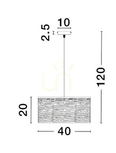 BARRA Luces Exclusivas Pendelleuchte LE43436 small 1