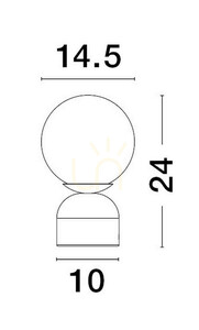 ORILLA Tischleuchte von Luces Exclusivas LE43440 2 ORILLA Tischleuchte von Luces Exclusivas LE43440 small 2