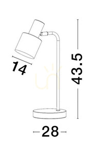 FRESNILLO Luces Exclusivas Tischleuchte LE43442 small 1
