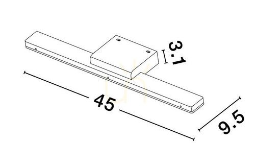 Prüfen ACANOA Wandleuchte von Luces Exclusivas LE43455