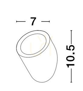 LED-Außenwandleuchte ACOLCO Luces Exclusivas LE73519, schwarz, 3 W, 3000 K small 1